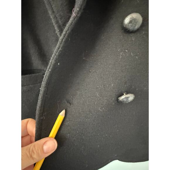 Proenza Schouler Black Wool Double-Breasted Blazer – Size 10 High end designer - Picture 8 of 10